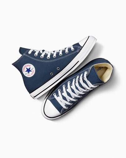 gray high top Chuck Taylor All Star