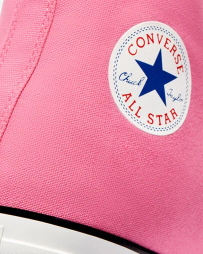 pink high top Chuck Taylor All Star