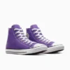 violet high top Chuck Taylor All Star