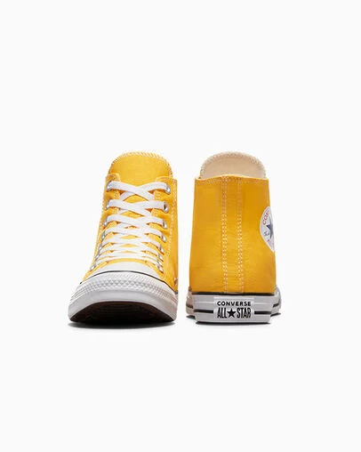 yellow high top Chuck Taylor All Star