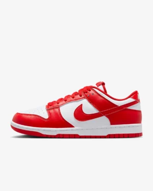 White White University Red a Nike Dunk Low Retro