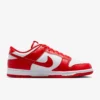 White White University Red b Nike Dunk Low Retro