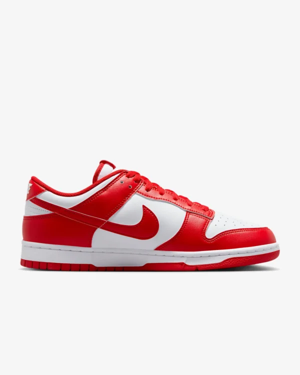 White White University Red b Nike Dunk Low Retro