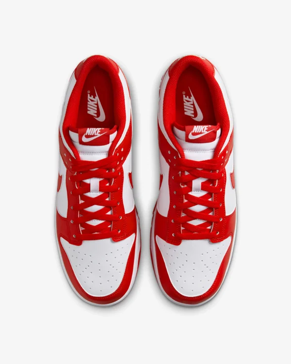 White White University Red c Nike Dunk Low Retro